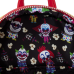 Killer Klowns from Outer Space - Glow in the Dark 10 inch Faux Leather Mini Backpack