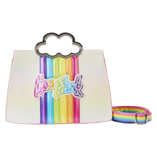Lisa Frank - Rainbow Cloud 8 inch Faux Leather Crossbody Bag