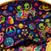 Lisa Frank - Yellow Rainbow Ring Saturn 9 inch Faux Leather Crossbody Bag