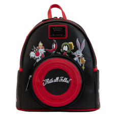 Looney Tunes - That’s All Folks 10 inch Faux Leather Mini Backpack