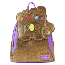 Marvel - Metallic Thanos Gauntlet 10 inch Faux Leather Mini Backpack