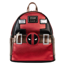 Marvel - Deadpool Metallic Cosplay 10 inch Faux Leather Mini Backpack
