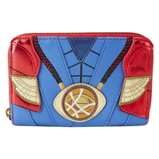 Marvel - Doctor Strange Metallic Cosplay 4 inch Faux Leather Zip-Around Wallet