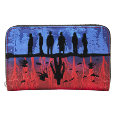 Stranger Things - Upside Down Shadows 4 inch Faux Leather Zip-Around Wallet