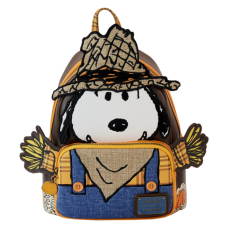 Peanuts - Snoopy Scarecrow Cosplay 10 inch Faux Leather Mini Backpack