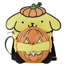 Sanrio - Pompompurin Halloween 7 inch Faux Leather Crossbuddy Bag