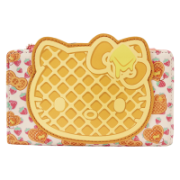 Sanrio - Hello Kitty Breakfast Waffle 4 inch Faux Leather Flap Wallet