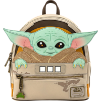 Star Wars: The Mandalorian - The Child (Baby Yoda) 10 inch Faux Leather Mini Backpack