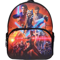 Star Wars - Clone Wars Glow in the Dark 10 inch Faux Leather Mini Backpack