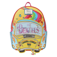 The Beatles - Magical Mystery Tour Bus Lenticular 11 inch Faux Leather Mini Backpack