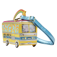The Beatles - Magical Mystery Tour Bus Lenticular Glow in the Dark 6 inch Faux Leather Crossbody Bag