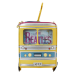The Beatles - Magical Mystery Tour Bus Lenticular Glow in the Dark 6 inch Faux Leather Crossbody Bag