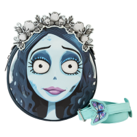 Corpse Bride - Emily Glow in the Dark 9 inch Faux Leather Crossbody Bag
