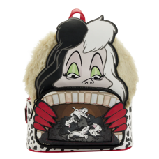 Disney Villains - Cruella De Vil Scene 10 Inch Faux Leather Mini Backpack