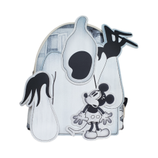 Disney - Mickey Haunted House 10 inch Faux Leather Mini Backpack