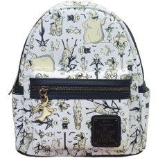 The Nightmare Before Christmas - Glow in the Dark 10 inch Faux Leather Mini Backpack