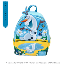Frozen - Olaf In Summer Scene 10 inch Faux Leather Mini Backpack