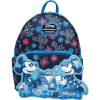 Disney - Mickey & Minnie Mouse Fireworks Glow in the Dark 10 inch Faux Leather Mini Backpack