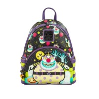 The Nightmare Before Christmas - Clown Glow in the Dark 10 inch Faux Leather Mini Backpack