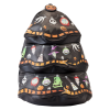 The Nightmare Before Christmas - Tree String Lights Glow in the Dark 13 inch Faux Leather Mini Backpack