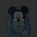 Disney - Mickey Hanukkah Sequin Glow in the Dark 10 inch Faux Leather Mini Backpack
