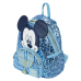 Disney - Mickey Hanukkah Sequin Glow in the Dark 10 inch Faux Leather Mini Backpack