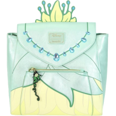 The Princess and the Frog - Tiana Green Dress 10 inch Faux Leather Mini Backpack