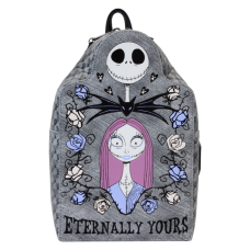 The Nightmare Before Christmas - Jack & Sally Eternally Yours Tombstone 11 inch Faux Leather Mini Backpack