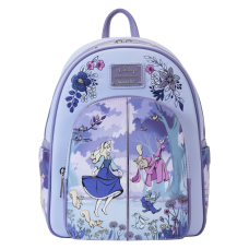 Sleeping Beauty (1959) - 65th Anniversary Floral Scene 12 inch Faux Leather Mini Backpack