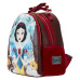 Snow White and the Seven Dwarfs (1937) - Classic Apple Quilted Velvet 10 inch Faux Leather Mini Backpack