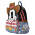 Disney - Western Mickey Mouse Cosplay 10 Inch Faux Leather Mini Backpack