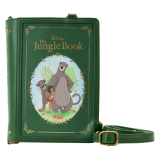 The Jungle Book (1967) - Book 9 inch Faux Leather Convertible Backpack