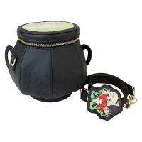 Hocus Pocus - Winifred Cauldron Lenticular Glow in the Dark 6 inch Faux Leather Crossbody Bag