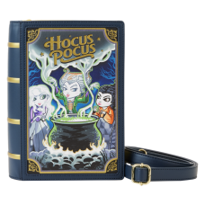 Hocus Pocus - Book Glow in the Dark 6 inch Faux Leather Crossbody Bag