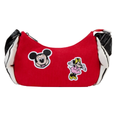Disney - Disney100 Mickey & Minnie Gloves 7 inch Faux Leather Crossbody Bag