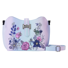 Sleeping Beauty (1959) - 65th Anniversary Floral 8 inch Faux Leather Crossbody Bag