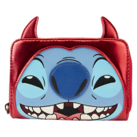 Lilo & Stitch - Stitch Devil Cosplay 4 inch Faux Leather Zip-Around Wallet