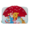 Winnie the Pooh - Pooh & Friends Rainy Day 4 inch Faux Leather Zip-Around Wallet