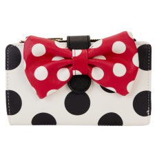 Disney - Minnie Rocks the Dots 3 inch Faux Leather Flap Wallet