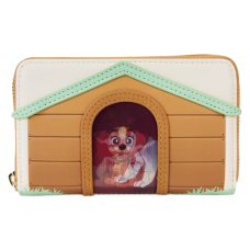Disney - I Heart Disney Dogs Triple Lenticular 4 inch Faux Leather Zip-Around Wallet