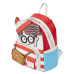 Where’s Waldo? - Waldo Cosplay 10 inch Faux Leather Mini Backpack