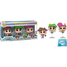 The Fairly OddParents - Cosmo, Wanda and Timmy Turner 3 Pack Pop! Vinyl Figure (2023 Summer Convention Exclusive)