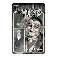 The Munsters - Grandpa Munster Grayscale ReAction 3.75 inch Action Figure