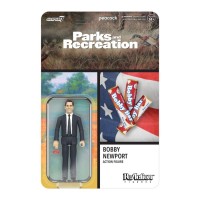 Parks & Recreation - Bobby Newport Reaction 3.75 inch Action Figure