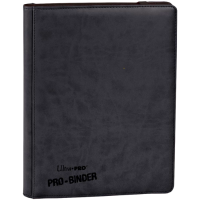 Ultra Pro - Black Premium Leatherette 9-Pocket PRO-Binder Card Album