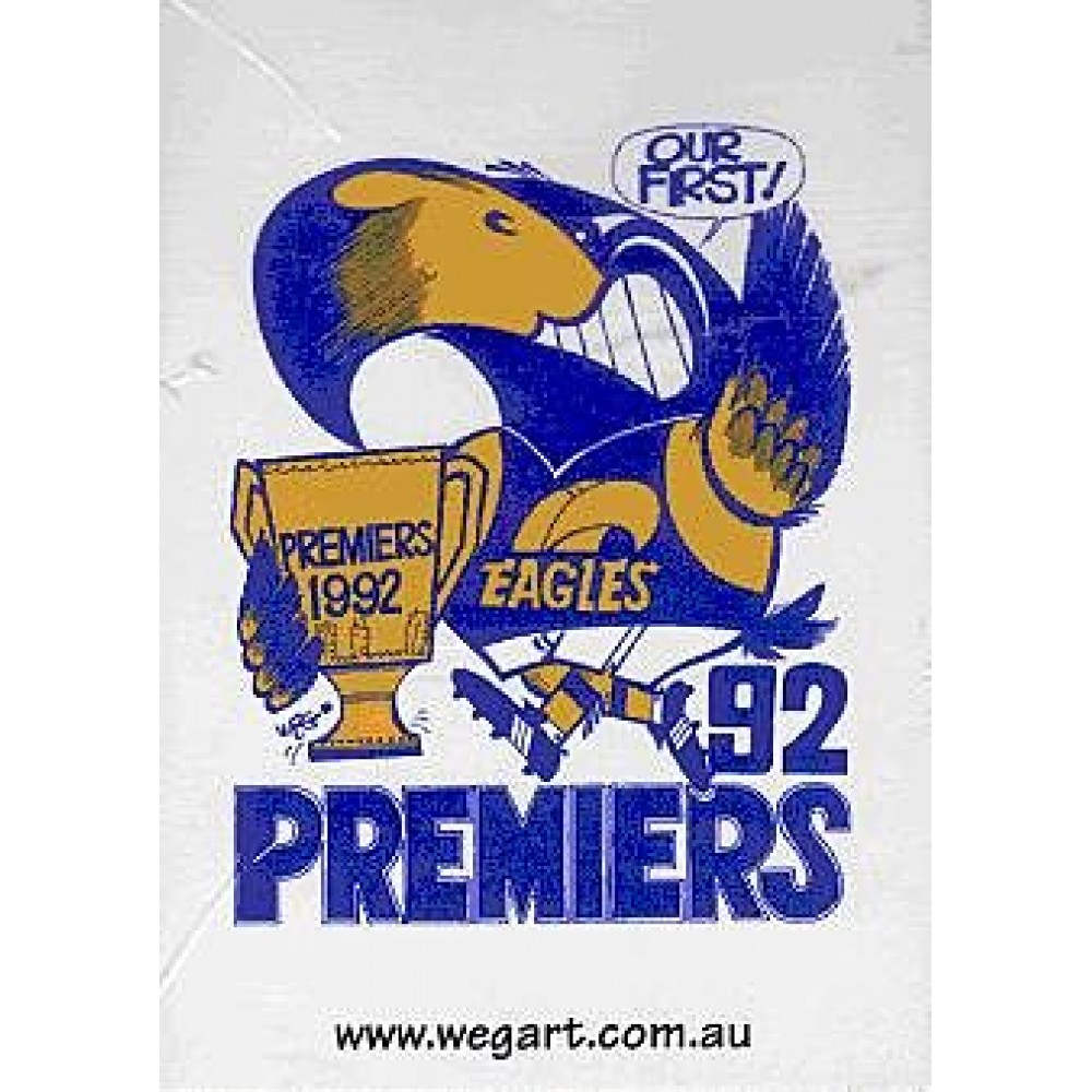 AFL - WEG West Coast 1992 AFL Card Set