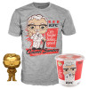 KFC - Colonel Sanders (Bucket of Chicken) (Gold) and Tee