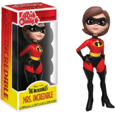 The Incredibles - Mrs Incredible Rock Candy 5 Inch Vinyl Figure