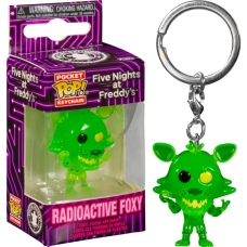 Five Nights at Freddy’s AR: Special Delivery - Radioactive Foxy Pocket Pop! Vinyl Keychain