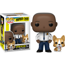 Brooklyn Nine-Nine - Captain Raymond Holt with Cheddar Pop! Vinyl Figure